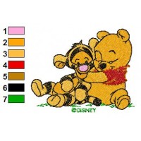 Baby Pooh and Friends Embroidery 14